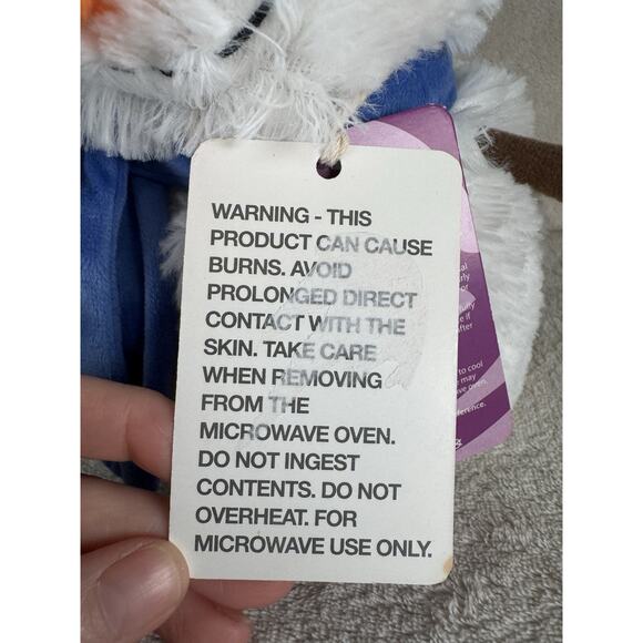 Warmies Winter Snowman Weighted Plush Microwave Warmth Relaxing Lavender Scented - Picture 8 of 14